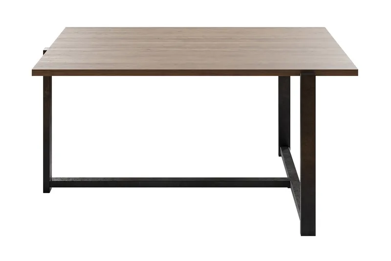 Yggersryd 92 cm Rektangulært Sofabord i Mørkt Tre, Brun
