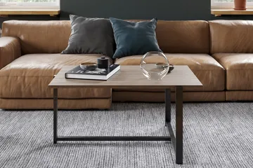 Yggersryd 92 cm Rektangulært Sofabord i Mørkt Tre - Brun - Møbler - Bord - Sofabord