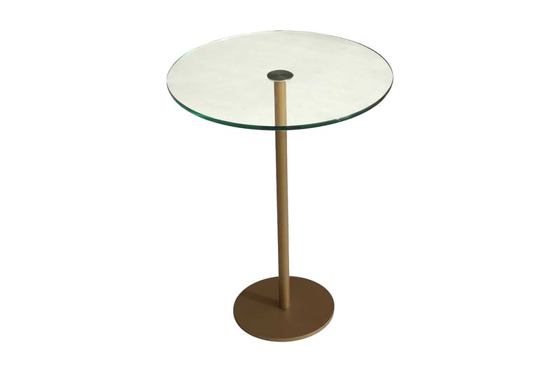 Yggersryd Sofabord 40x50x40 cm Rundt - Guld - Møbler - Bord - Sofabord