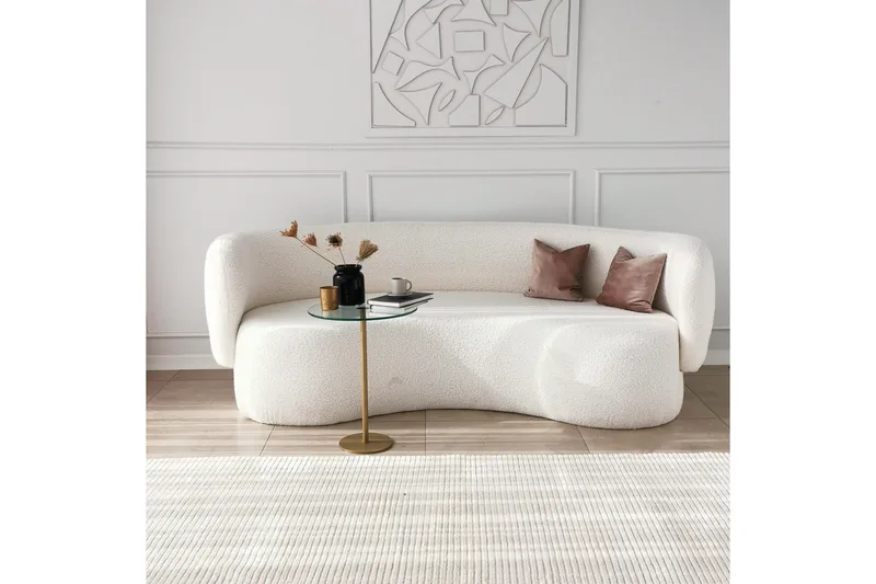 Yggersryd Sofabord 40x50x40 cm Rundt - Guld - Møbler - Bord - Sofabord