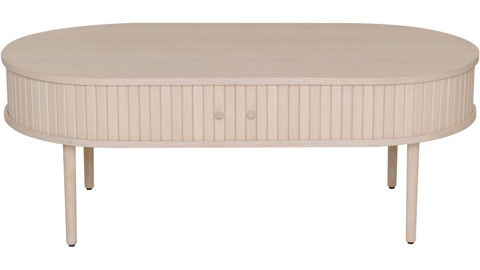 Sofabord Yngvar 120x60 cm - Hvitpigmentert eik