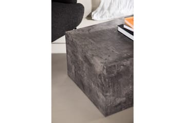 York High Travertin Sofabord 80 cm - Mørkegrå - Møbler - Bord - Sofabord
