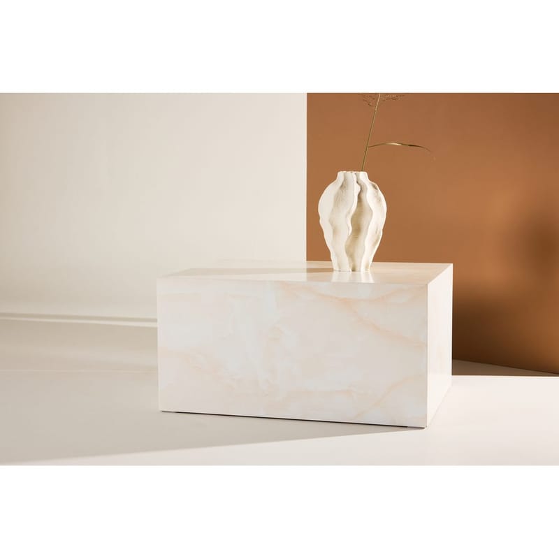 Sofabord York - Lysegul, 80 x 60 - Møbler - Bord - Sofabord