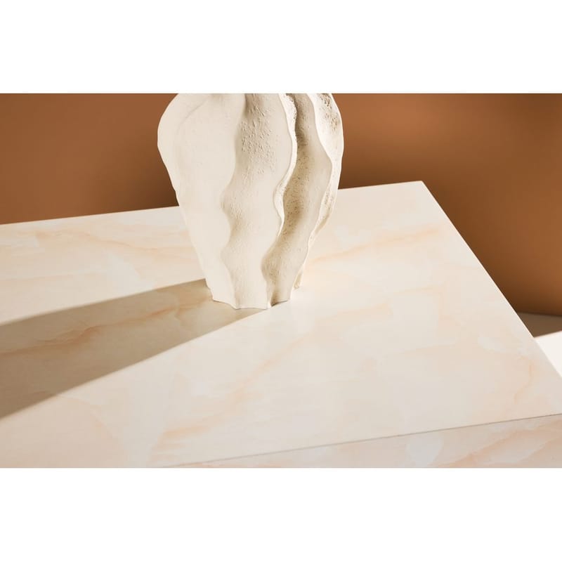 Sofabord York - Lysegul, 80 x 60 - Møbler - Bord - Sofabord