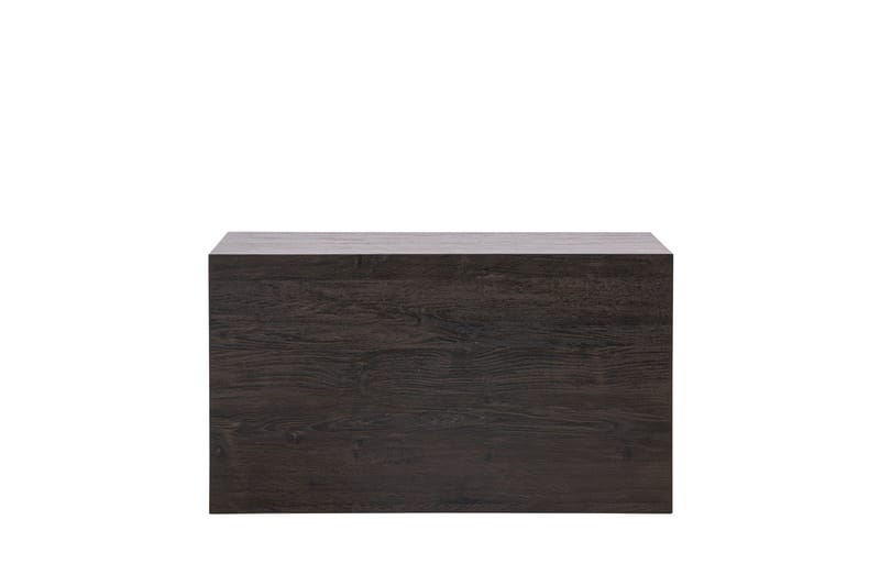 York Rektangulært Sofabord 80x60 cm i Tre med Mørkt Tre, Brun