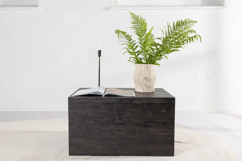 York Rektangulært Sofabord 80x60 cm i Tre med Mørkt Tre - Brun - Møbler - Bord - Sofabord