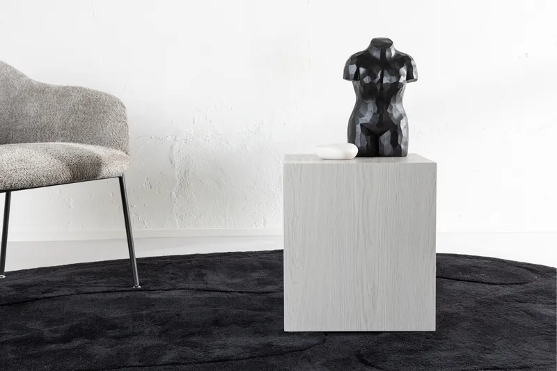 York Sofabord 40x40 cm - Whitewash - Møbler - Bord - Sofabord