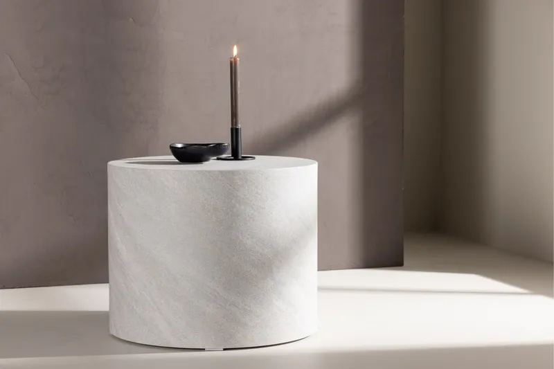 York Travertin Sofabord 50 cm - Grå - Møbler - Bord - Sofabord
