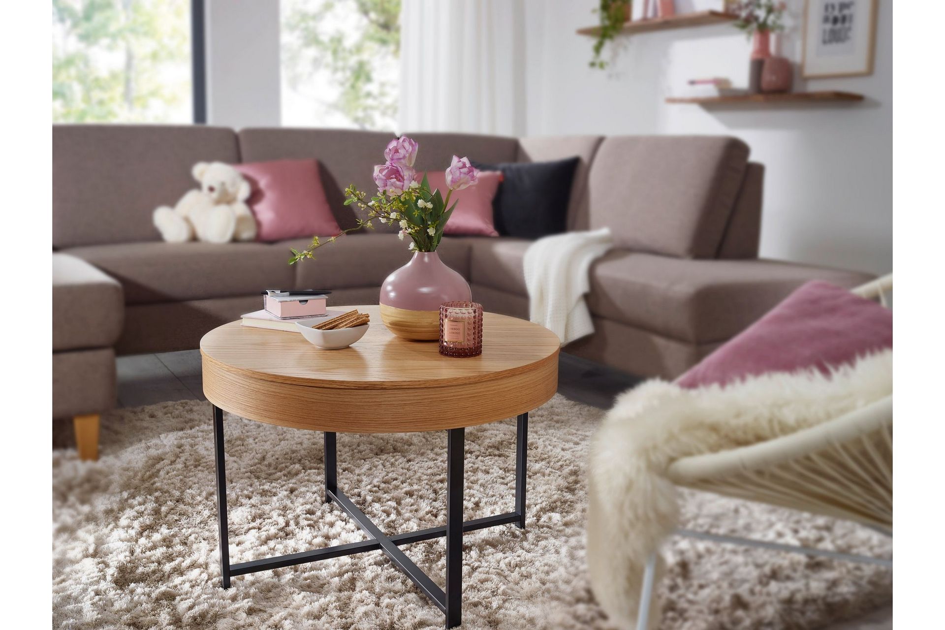 Zollicoffer Sofabord 69 cm - Ljusbrun - Møbler - Bord - Sofabord