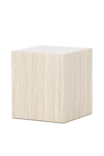 Sofabord Peach York sofabord 45x40x40 cm – travertinlook Beige - Møbler - Bord - Sofabord