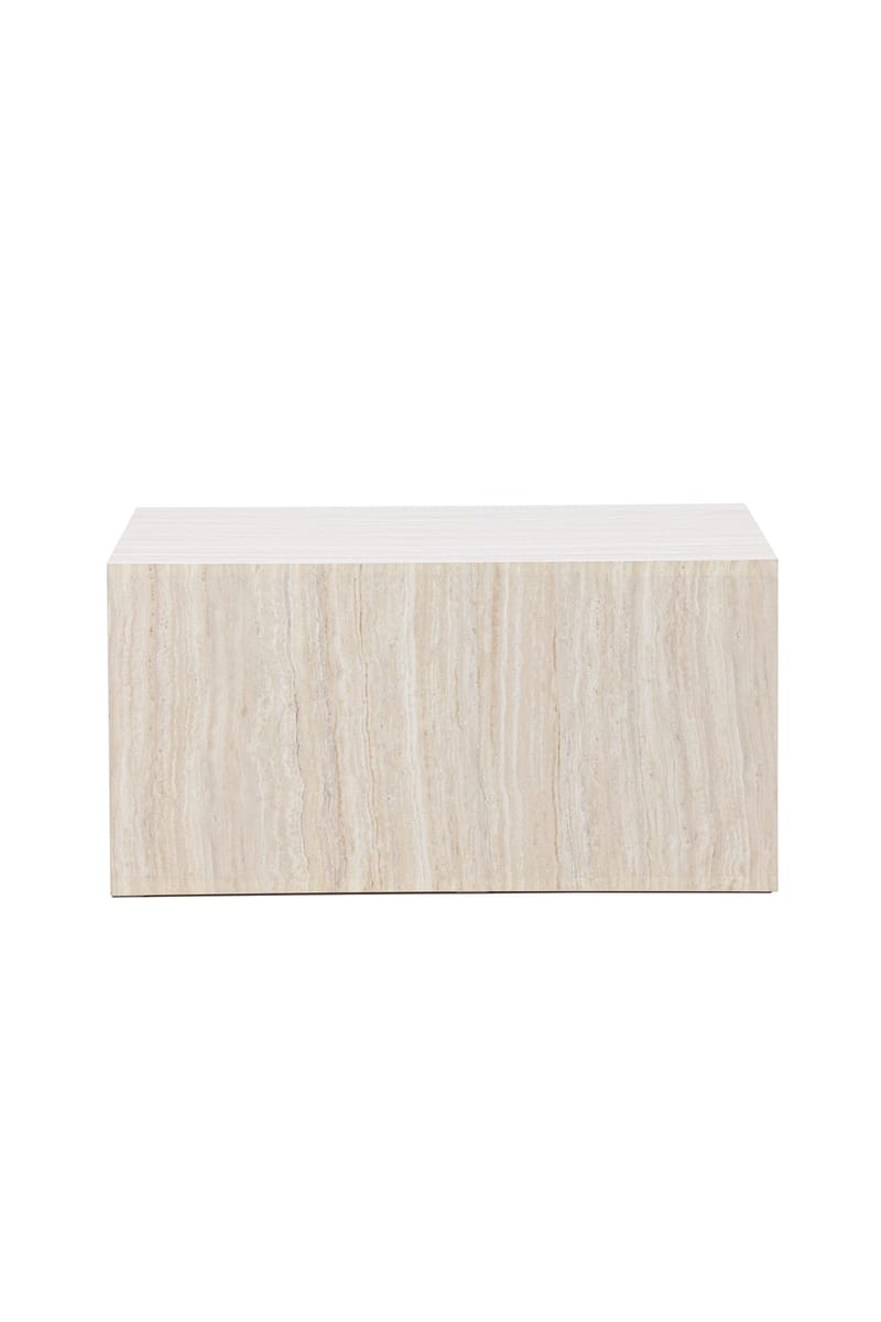 Sofabord Peach York sofabord 40x60x80 cm – travertinlook Beige - Møbler - Bord - Sofabord