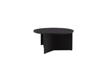 Sofabordsett Saltø 2stk Runde 85 cm/65 cm Tre Svart - Svart - Møbler - Bord - Sofabord