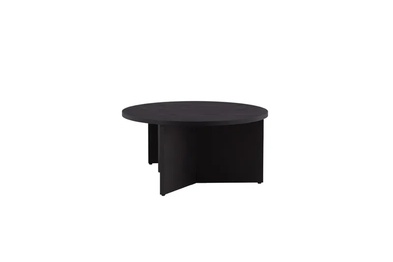 Sofabordsett Saltø 2stk Runde 85 cm/65 cm Tre Svart - Svart - Møbler - Bord - Sofabord