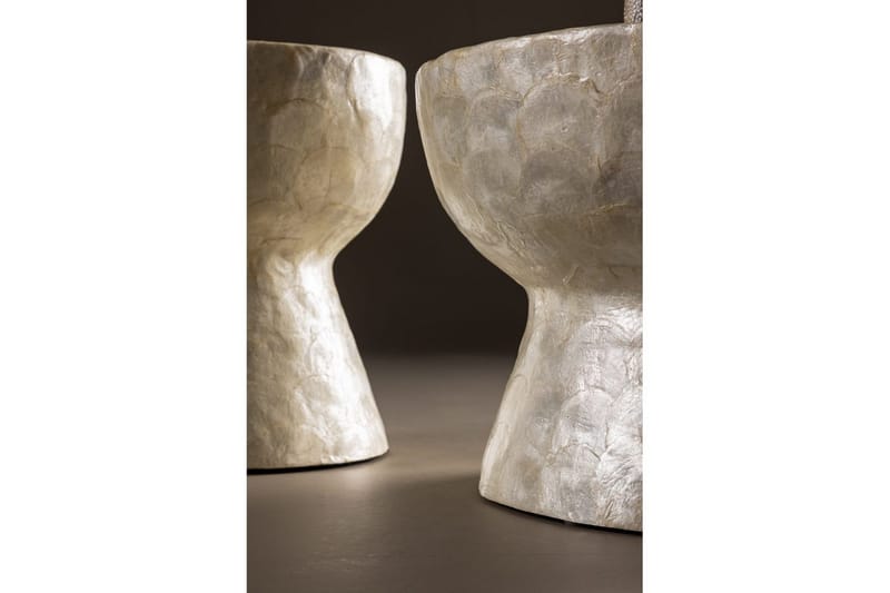 Sofabordsett VIND Sandön 2 stk Runde 70 cm/40 cm Lysgrå - Møbler - Bord - Sofabord