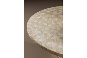 Sofabordsett VIND Smögen 2 stk Runde 70 cm/40 cm Lysegrå - Møbler - Bord - Sofabord
