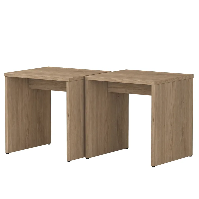 Sofabordsett Wallxpert Cleo-hylle (90 x 44,8 x 40 cm) Travertin - Travertin - Møbler - Bord - Sofabord