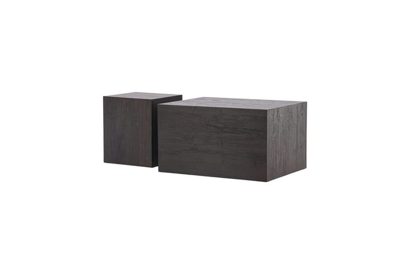Sofabordsett York 2 stk 60x80 cm/40x40 cm Mokka - Mokka - Møbler - Bord - Sofabord