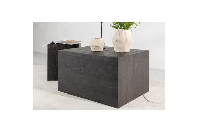 Sofabordsett York 2 stk 60x80 cm/40x40 cm Mokka - Mokka - Møbler - Bord - Sofabord