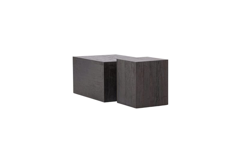 Sofabordsett York 2 stk 60x80 cm/40x40 cm Mokka - Mokka - Møbler - Bord - Sofabord