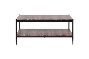 Soffbord Beliani Avoca Dark wood||Black - Møbler - Bord - Sofabord