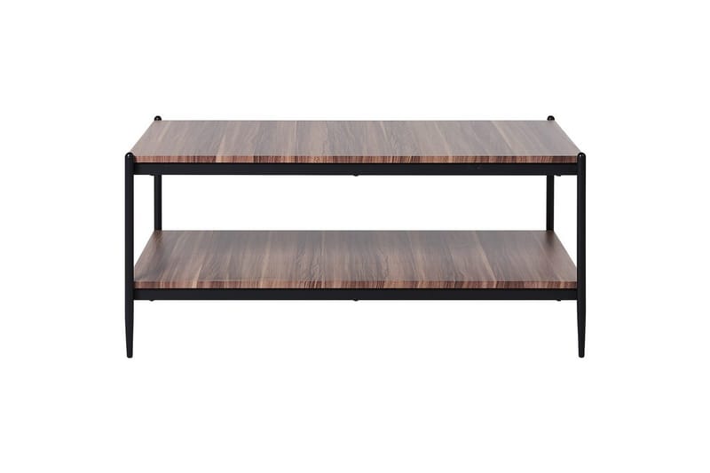 Soffbord Beliani Avoca Dark wood||Black - Møbler - Bord - Sofabord