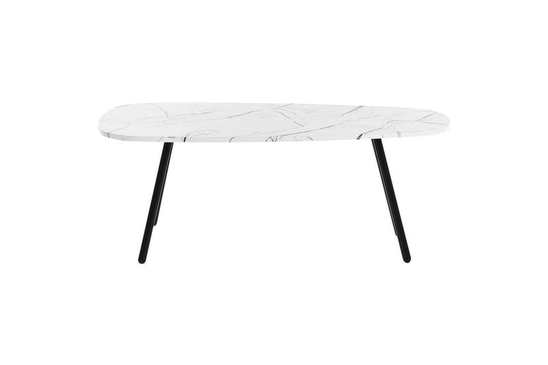 Soffbord Beliani Biddle White||Black - Møbler - Bord - Sofabord