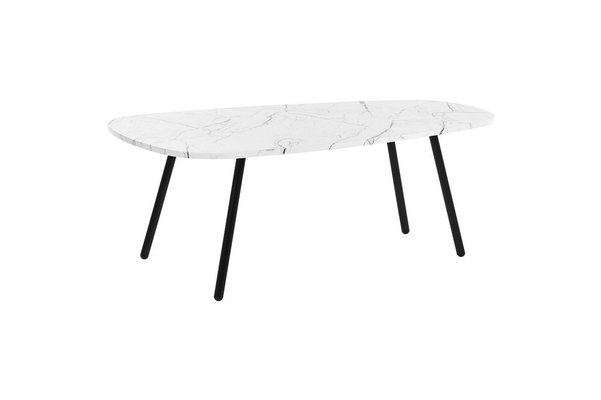 Soffbord Beliani Biddle White\|\|Black -