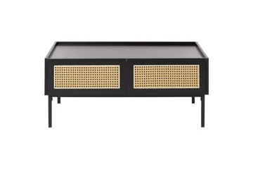 Soffbord Beliani Cullen Black||Light wood - Møbler - Bord - Sofabord