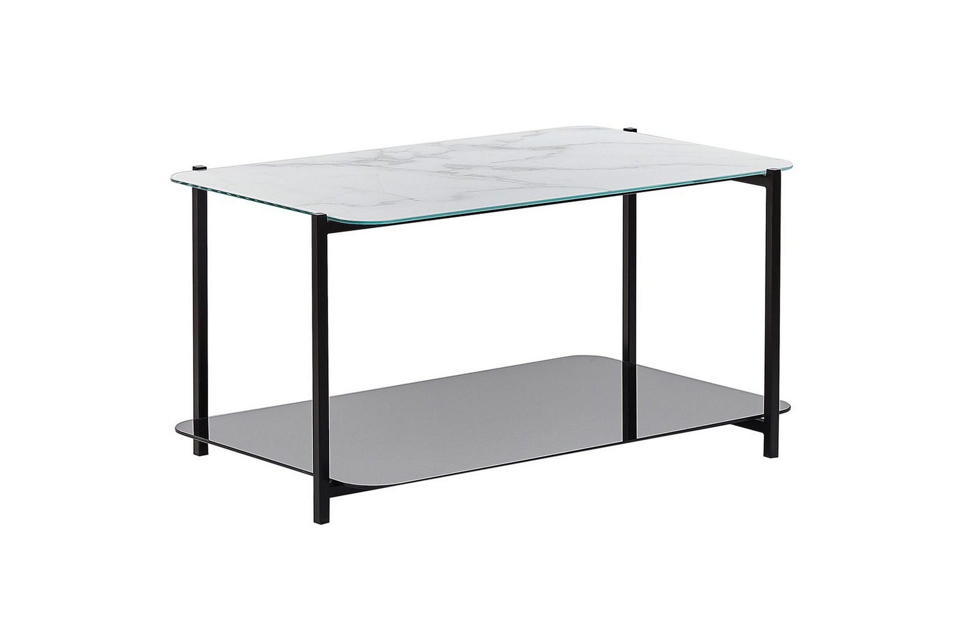Soffbord Beliani Gloster Black\|\|White -