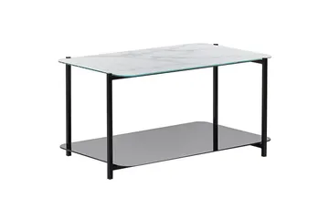 Soffbord Beliani Gloster Black||White - Møbler - Bord - Sofabord