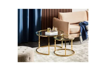 Soffbord Beliani Grange GOLD - Møbler - Bord - Sofabord
