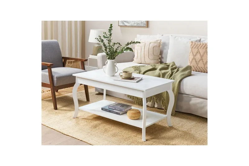 Soffbord Beliani Hartford White - Møbler - Bord - Sofabord