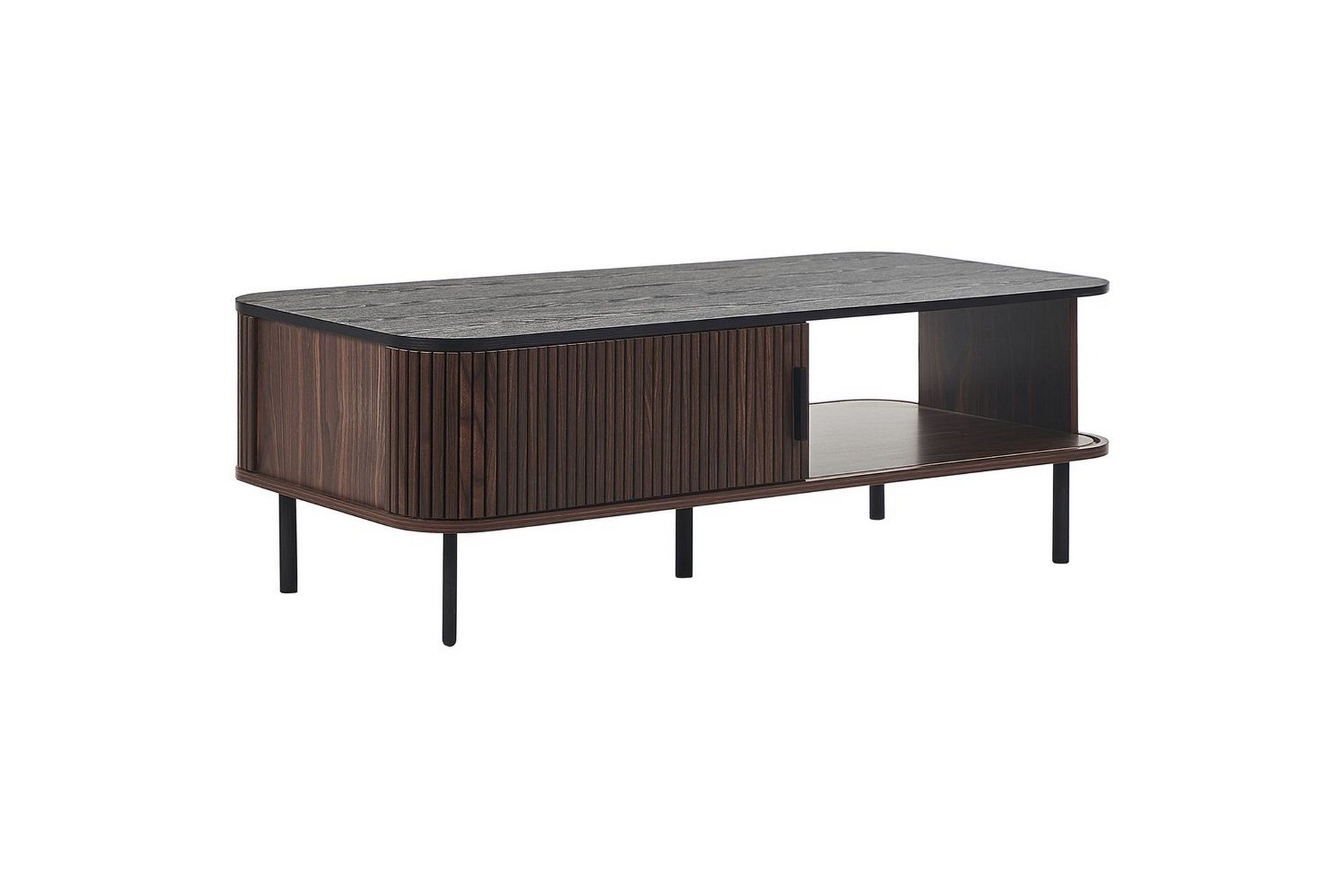 Soffbord Beliani Jose Dark wood\|\|Black -
