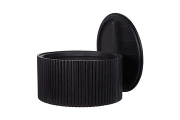 Soffbord Beliani Kirkwood Ljus trä Black - Møbler - Bord - Sofabord
