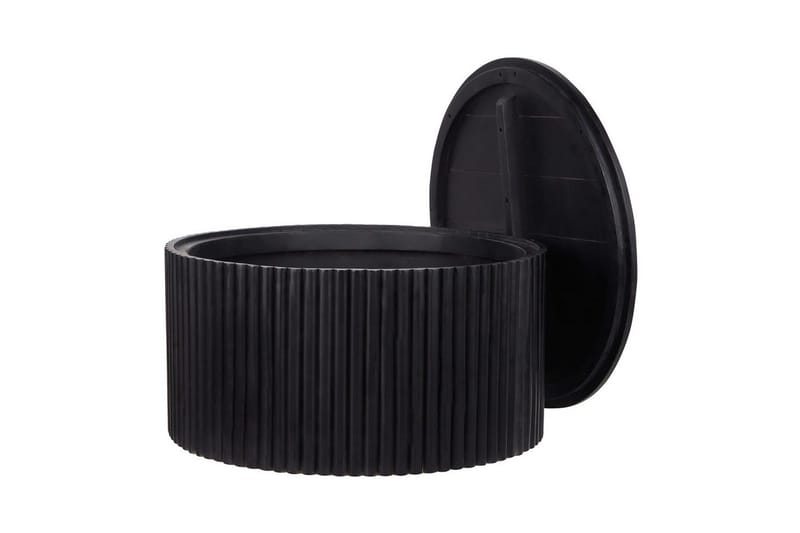 Soffbord Beliani Kirkwood Ljus trä Black - Møbler - Bord - Sofabord