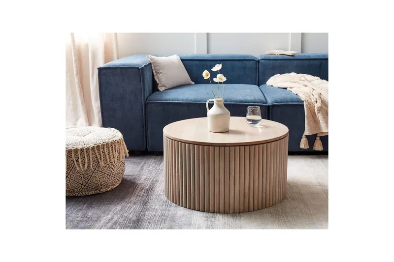 Soffbord Beliani Kirkwood Ljus trä Light wood - Møbler - Bord - Sofabord