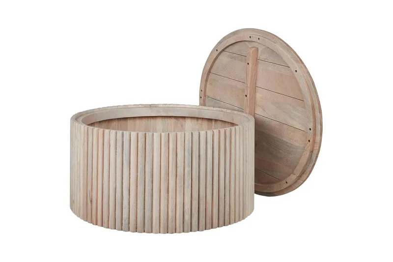 Soffbord Beliani Kirkwood Ljus trä Light wood - Møbler - Bord - Sofabord