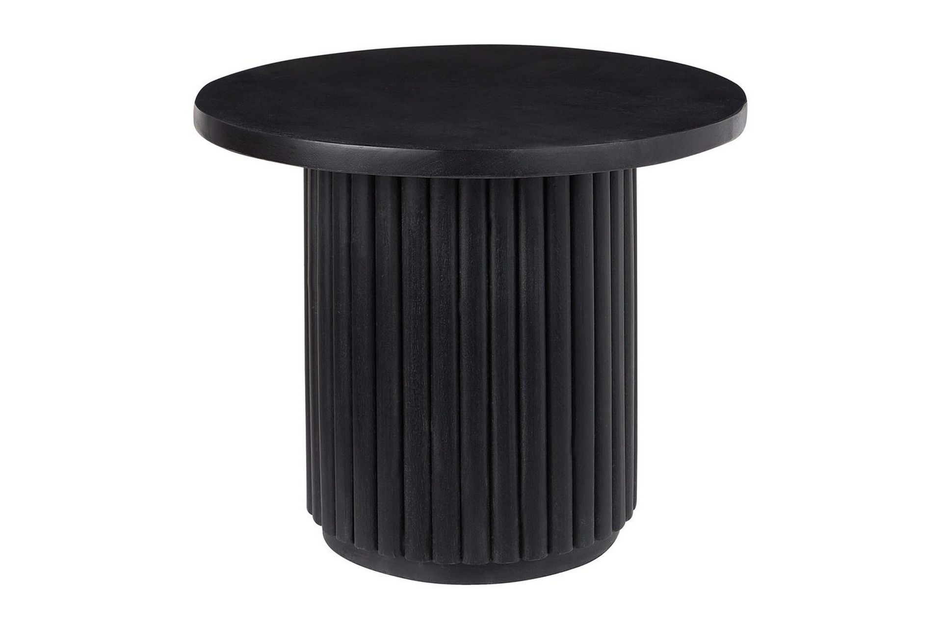 Soffbord Beliani Lemont Ljus trä Black -