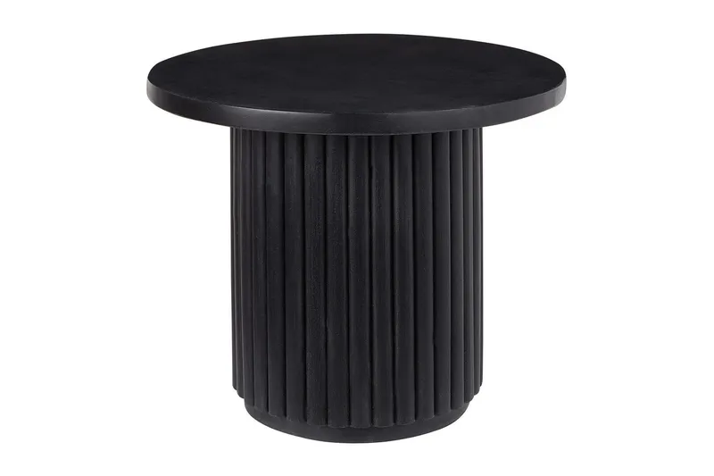 Soffbord Beliani Lemont Ljus trä Black, undefined