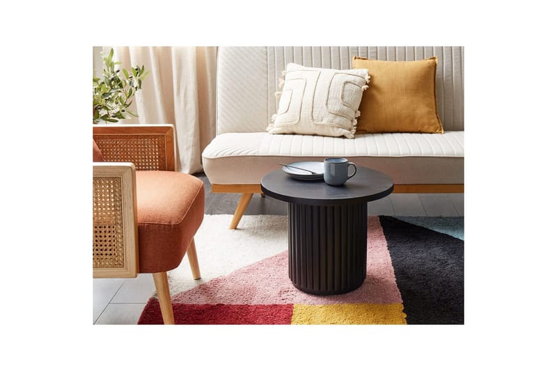 Soffbord Beliani Lemont Ljus trä Black - Møbler - Bord - Sofabord