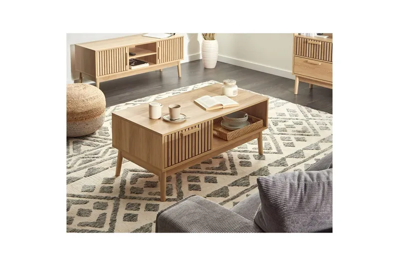 Soffbord Beliani Lynwood Light wood - Møbler - Bord - Sofabord