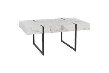 Soffbord Beliani Merced White||Black - Møbler - Bord - Sofabord