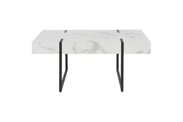 Soffbord Beliani Merced White||Black - Møbler - Bord - Sofabord