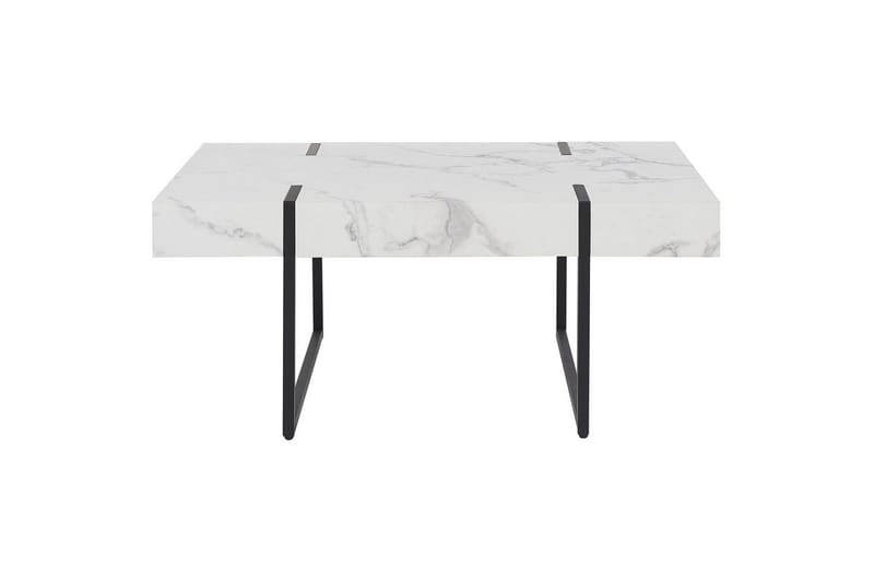 Soffbord Beliani Merced White||Black - Møbler - Bord - Sofabord