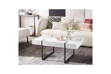 Soffbord Beliani Merced White||Black - Møbler - Bord - Sofabord