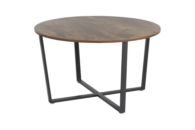 Soffbord Beliani Orick Dark wood||Black, undefined