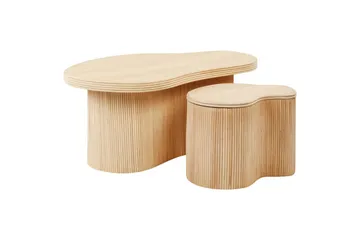 Soffbord Beliani Salanti Natural - Møbler - Bord - Sofabord