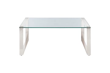 Soffbord Beliani Tilon Guld/transparent Silver||Transparent - Møbler - Bord - Sofabord