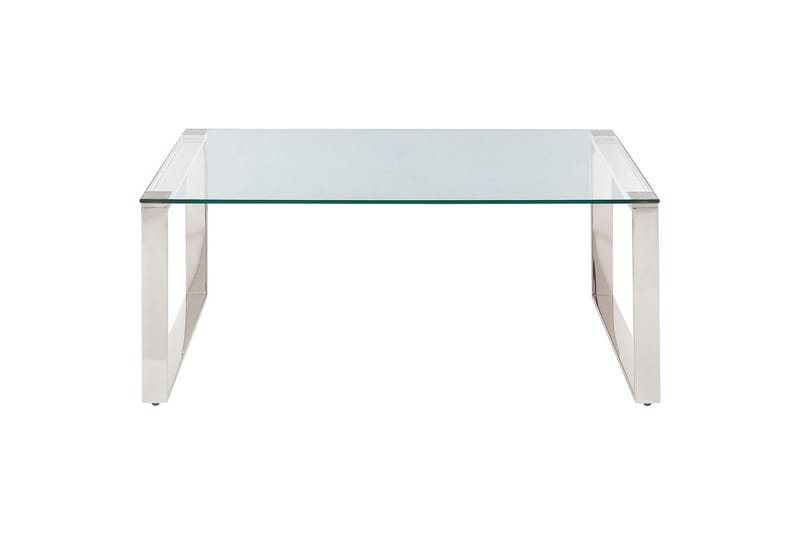 Soffbord Beliani Tilon Guld/transparent Silver||Transparent - Møbler - Bord - Sofabord