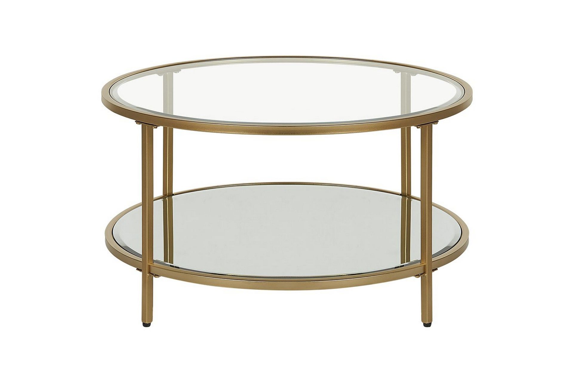 Soffbord Guld, Transparent -
